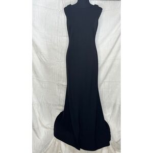 Karl Lagerfeld Paris‎ Black Sleeveless Cowl Neck Evening Gown Formal Dress 4